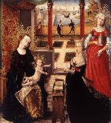 unknow artist, Madonna with Donor and St Mary Magdalene